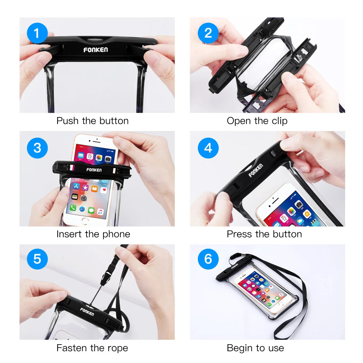 Full View Waterproof Case.