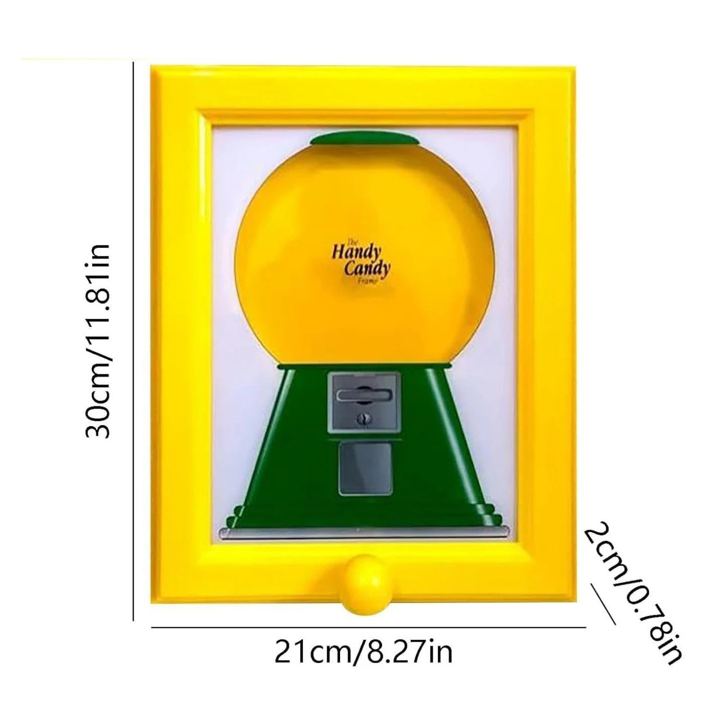 Hanging Handy Candy Frame dispenser.