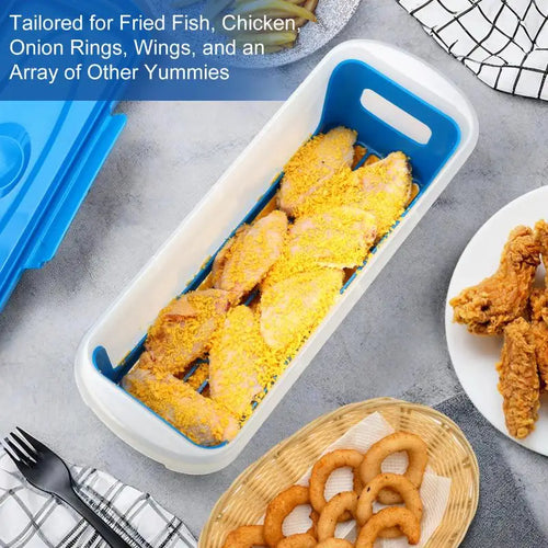 1PC Bread Shaker Bowl With Breading Shaker tray