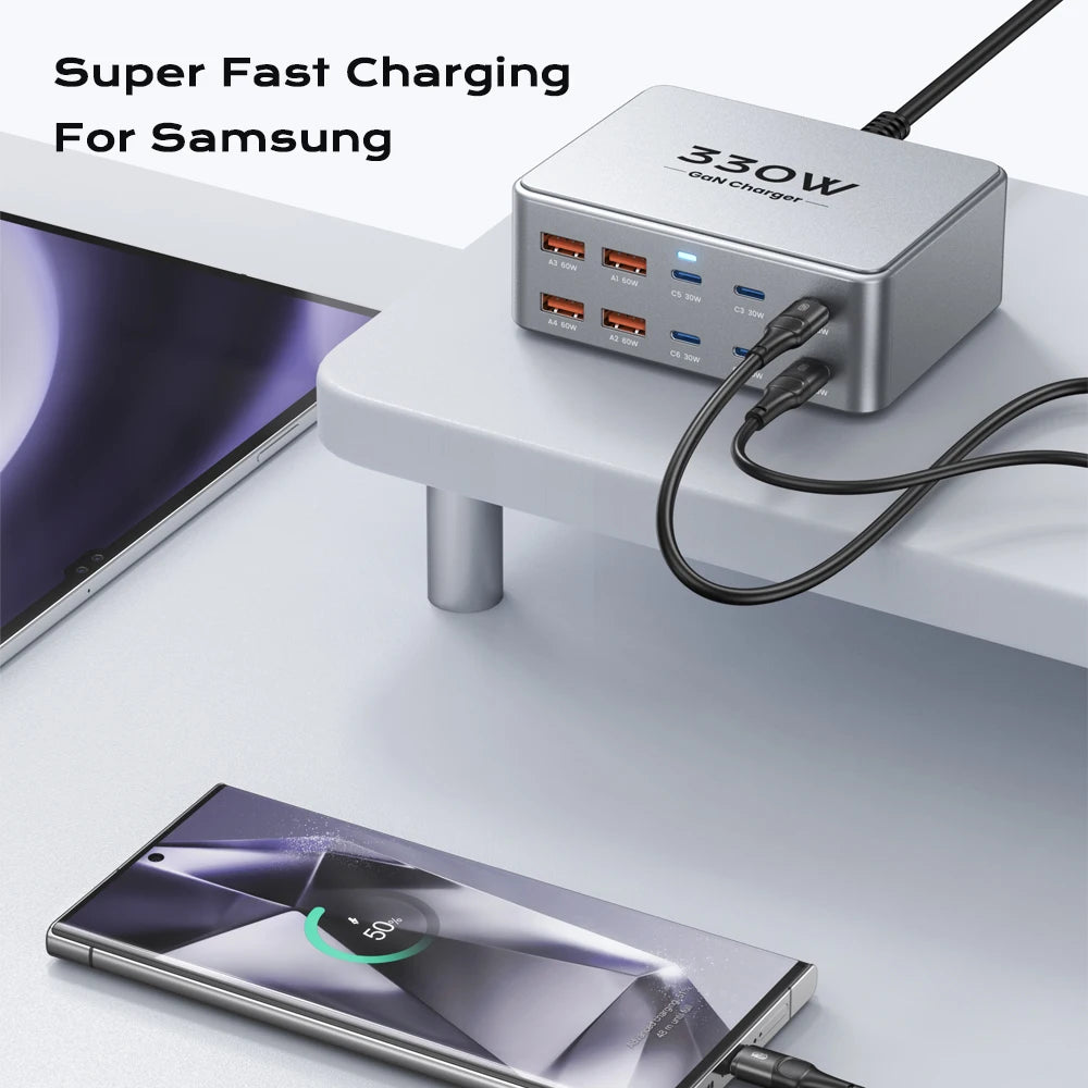 Multiport Fast Charging Station.