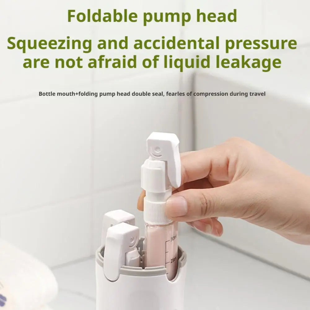 4 In 1 Travel Dispenser Portable Travel Bottles.