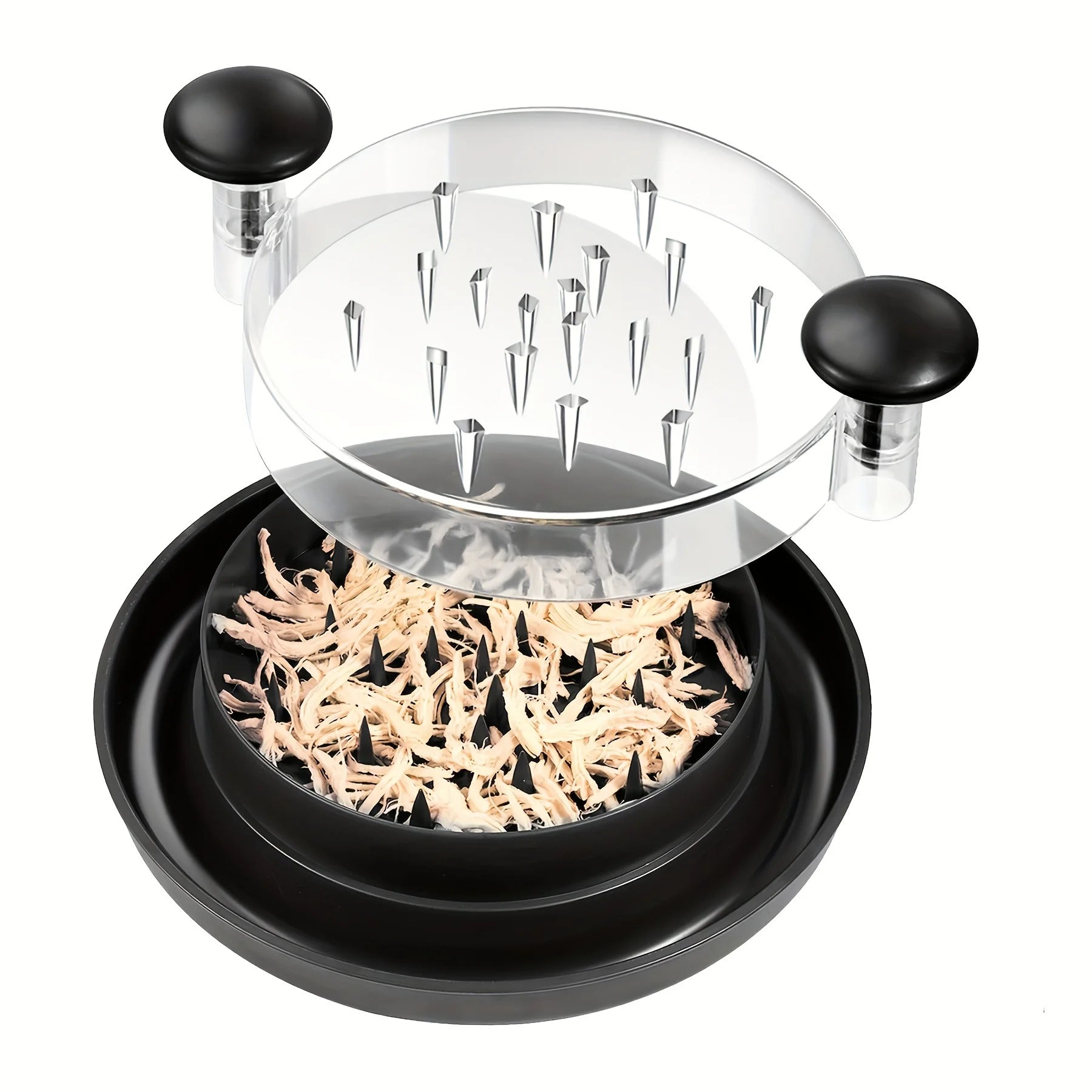 Upgraded Chicken Shredder with Transparent Cover