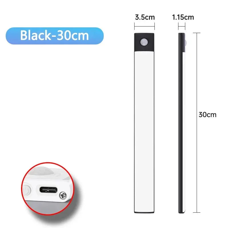 Rechargeable Motion Sensor, Led Lamp for Kitchen Wardrobe Cabinet Lighting.