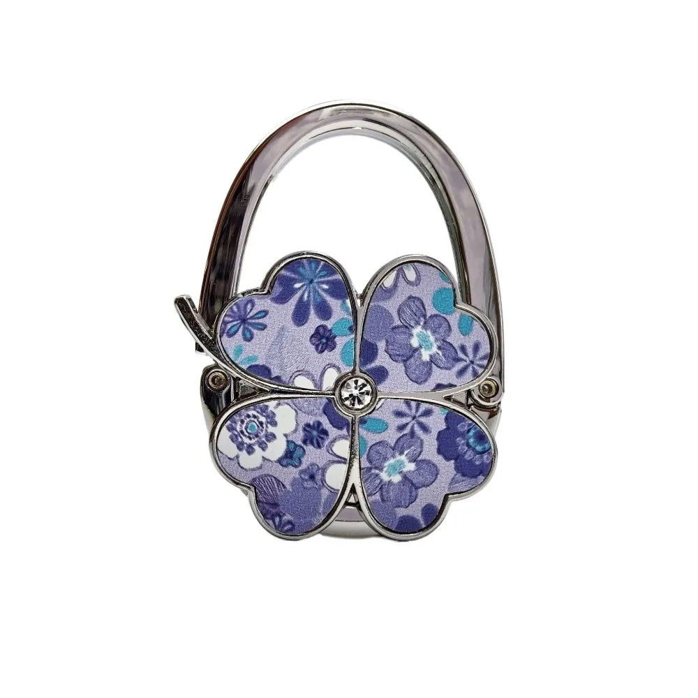 Trendy Four Leaf Clover Handbag Hook .