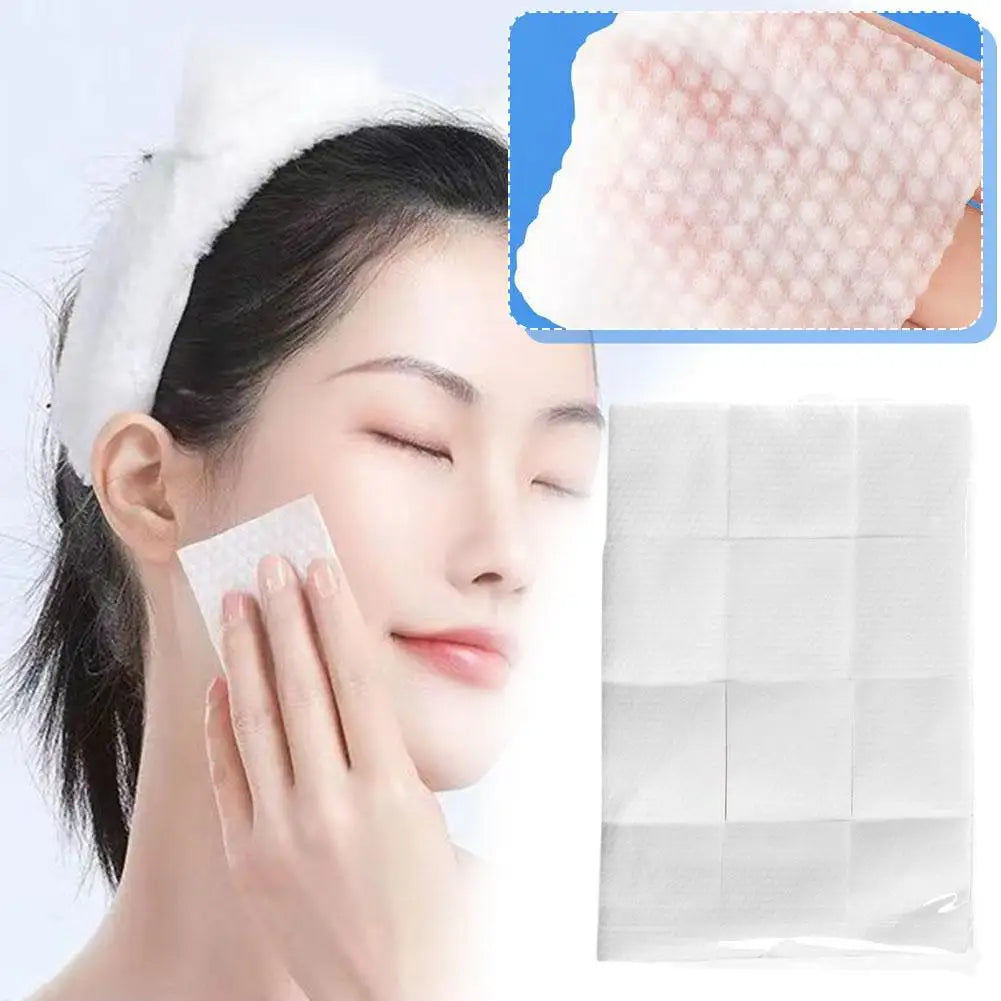 600/450pcs Thicken pearl Pattern Disposable Makeup Cotton Wipes.