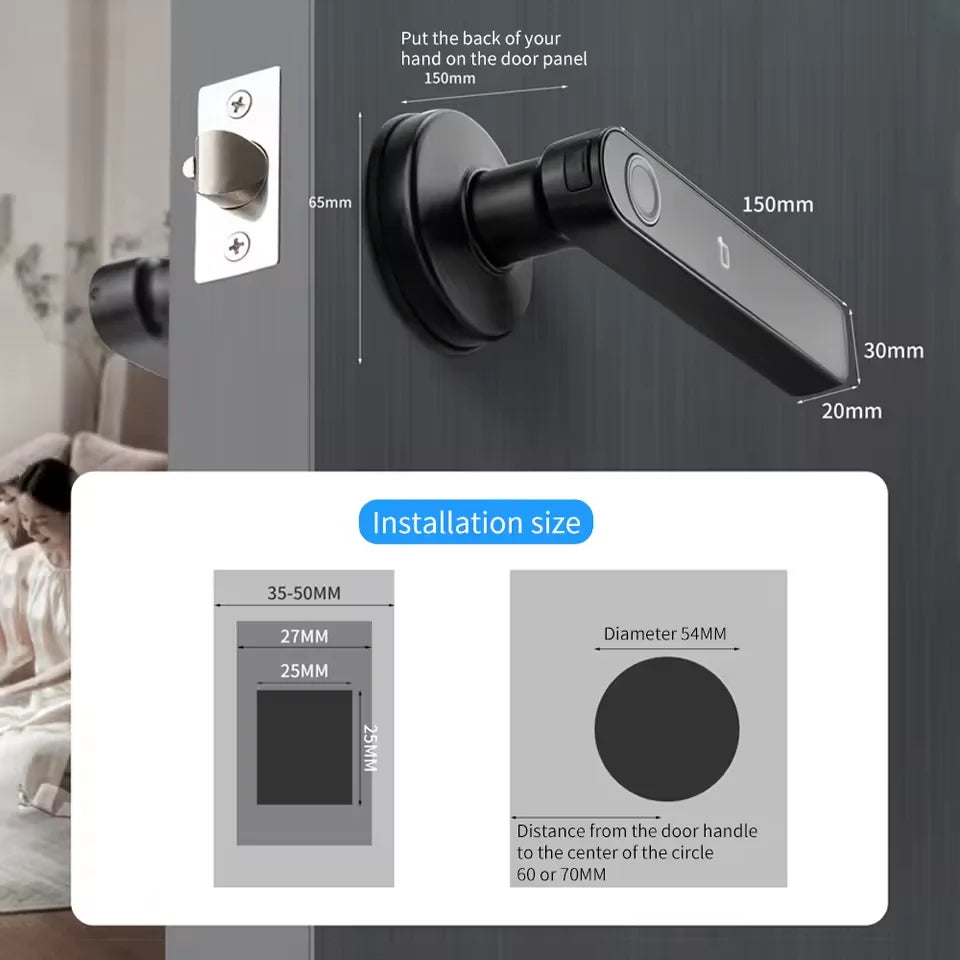 Bluetooth Smart Fingerprint door lock.