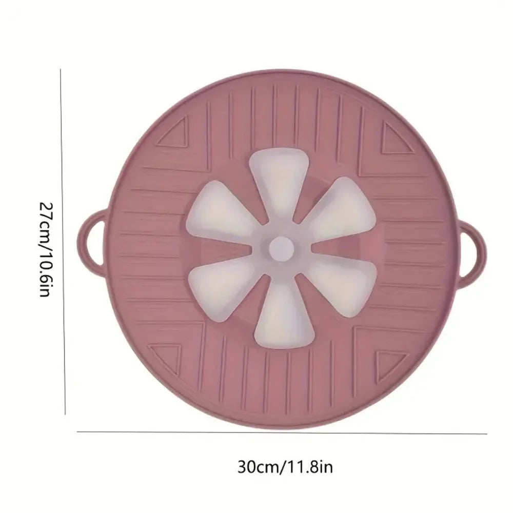 Boiling protection cover - high temperature resistant silicone, microwave splash cover.