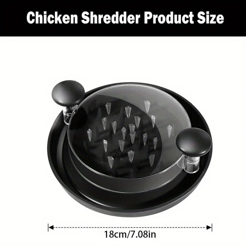 Upgraded Chicken Shredder with Transparent Cover