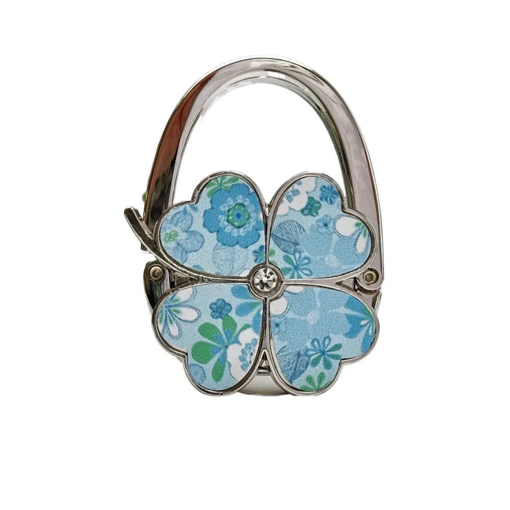Trendy Four Leaf Clover Handbag Hook .