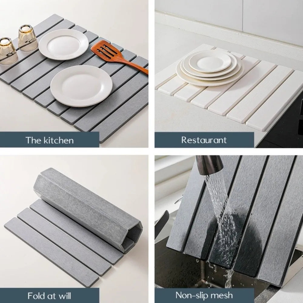 Large Quick Drying Mat, Fast Absorbent Stone.
