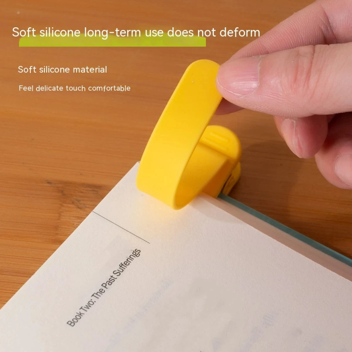 Silicone Reading Bookmark.