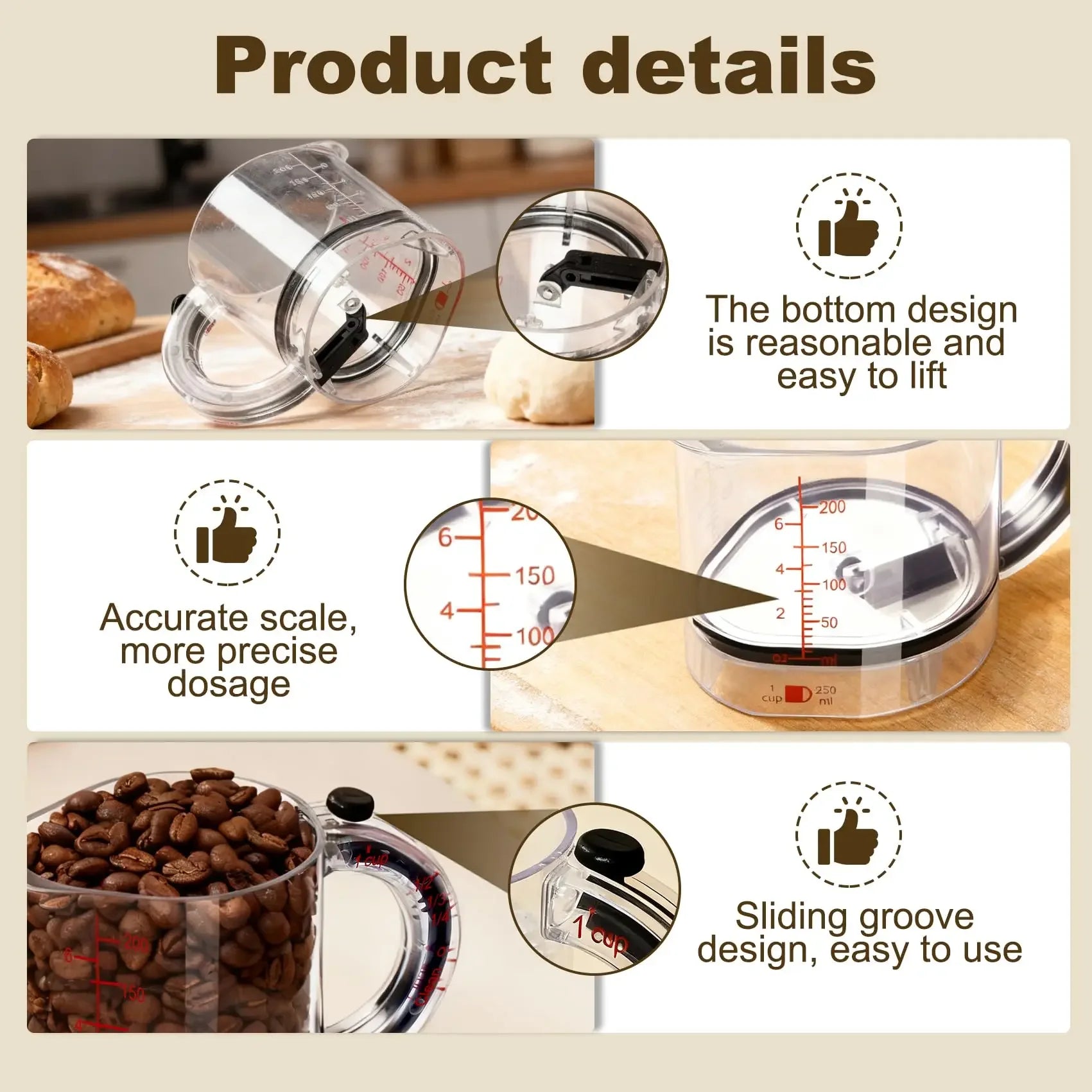 Adjustable Measuring Cup.