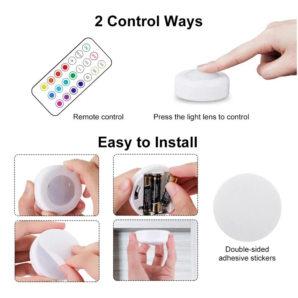 Wireless LED remote control Lights