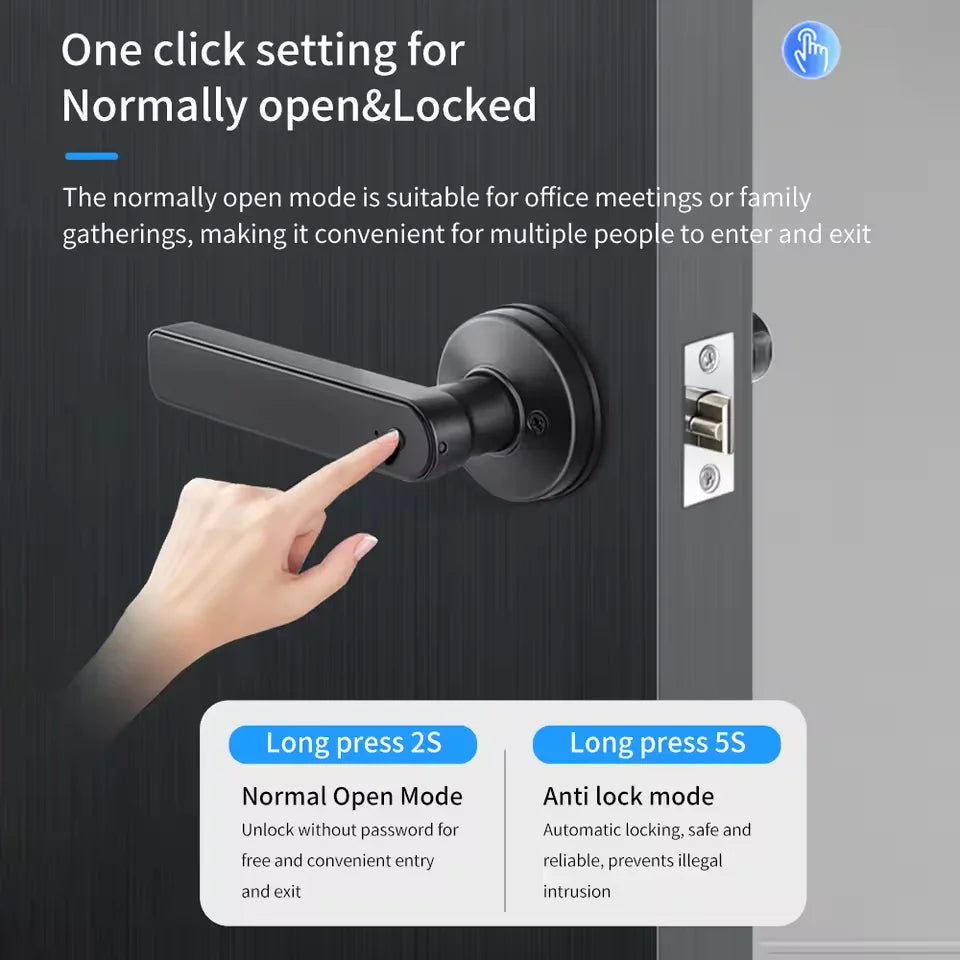 Bluetooth Smart Fingerprint door lock.