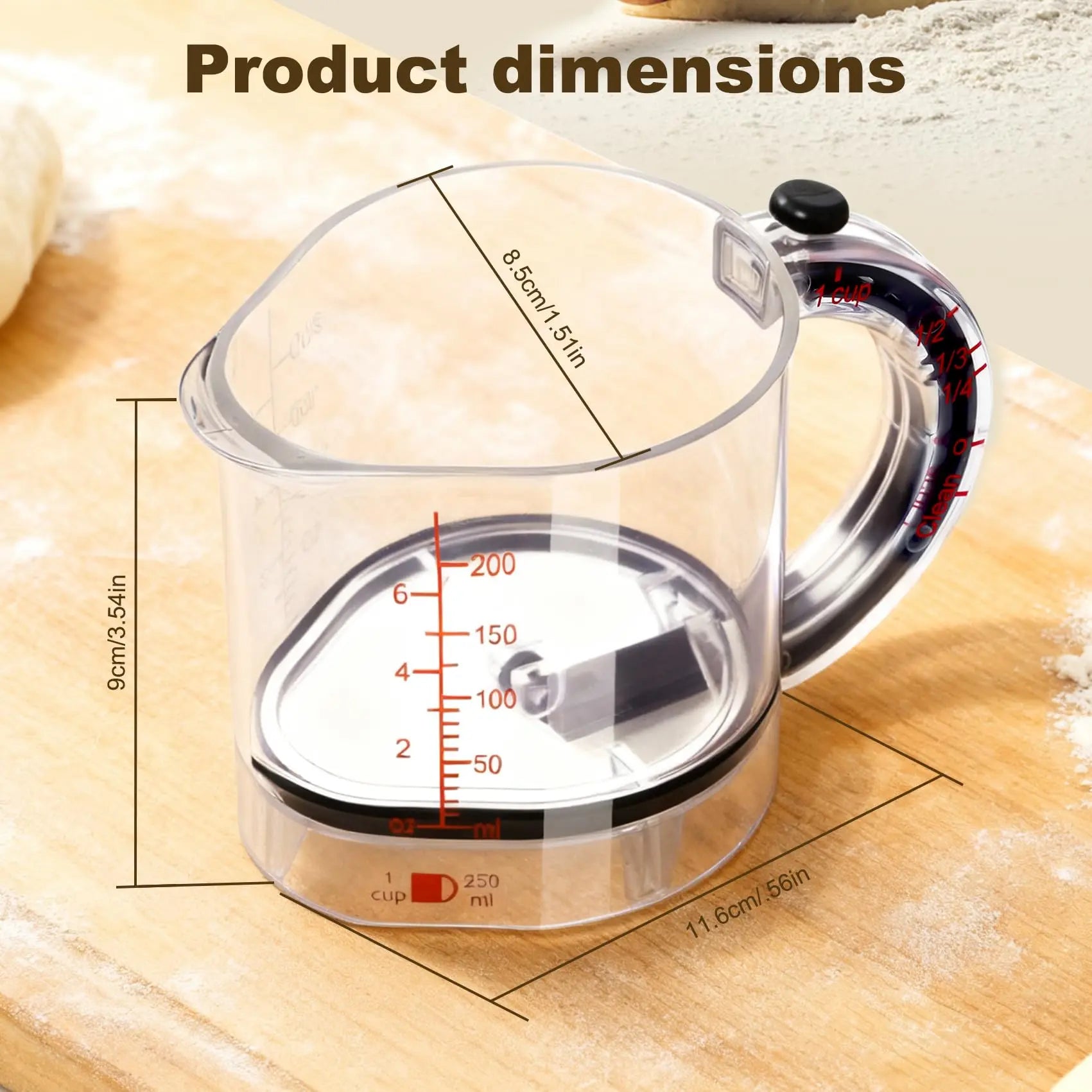 Adjustable Measuring Cup.