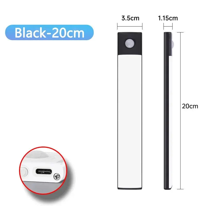 Rechargeable Motion Sensor, Led Lamp for Kitchen Wardrobe Cabinet Lighting.