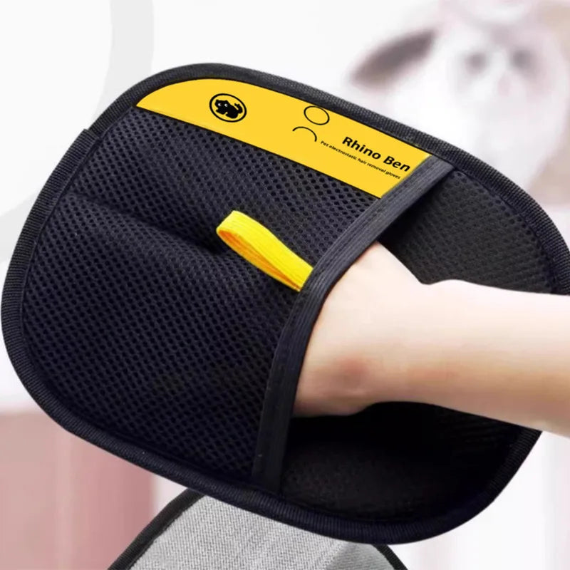 Pet Hair Cleaning And Collection Gloves.