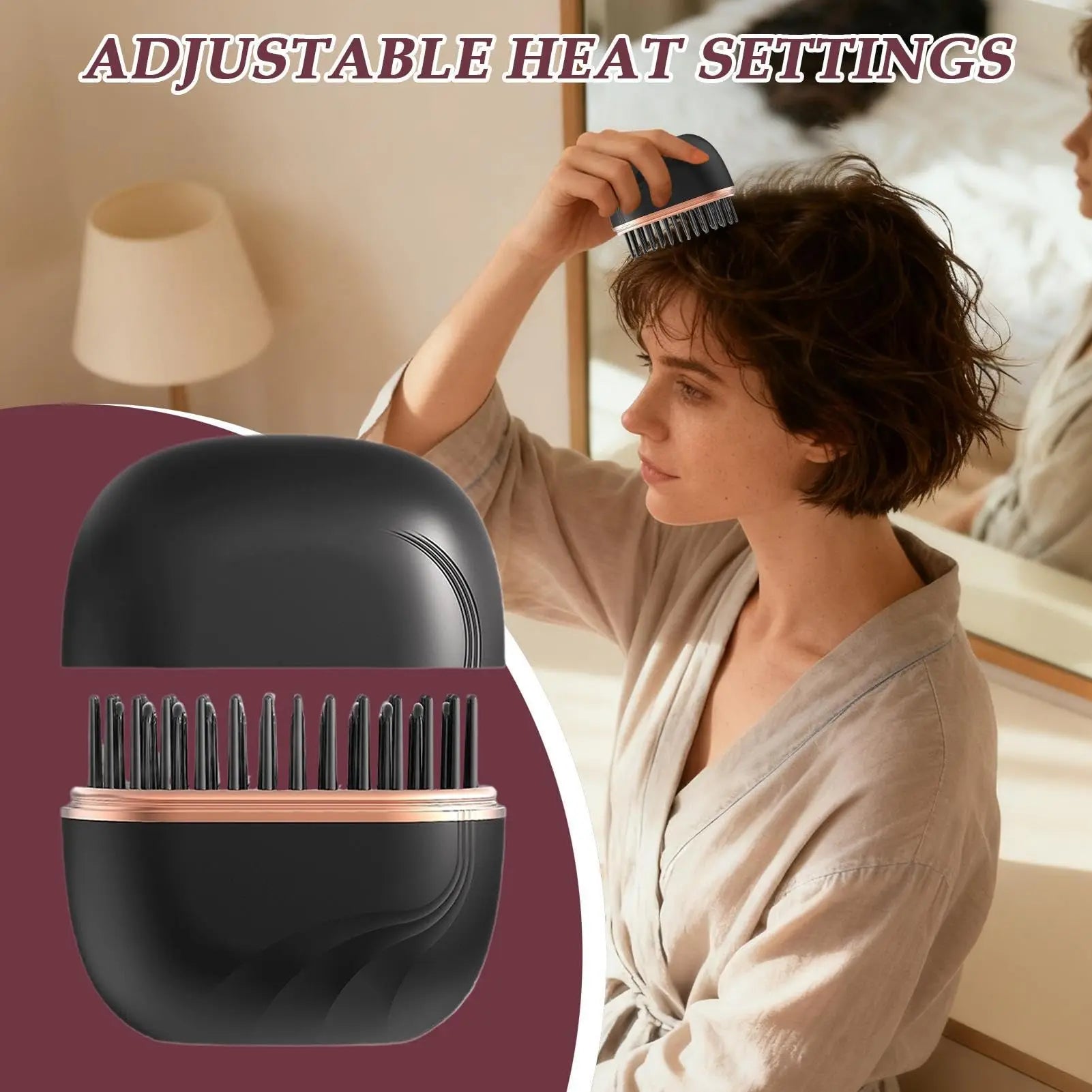 Rechargeable Portable Hair Straightener.