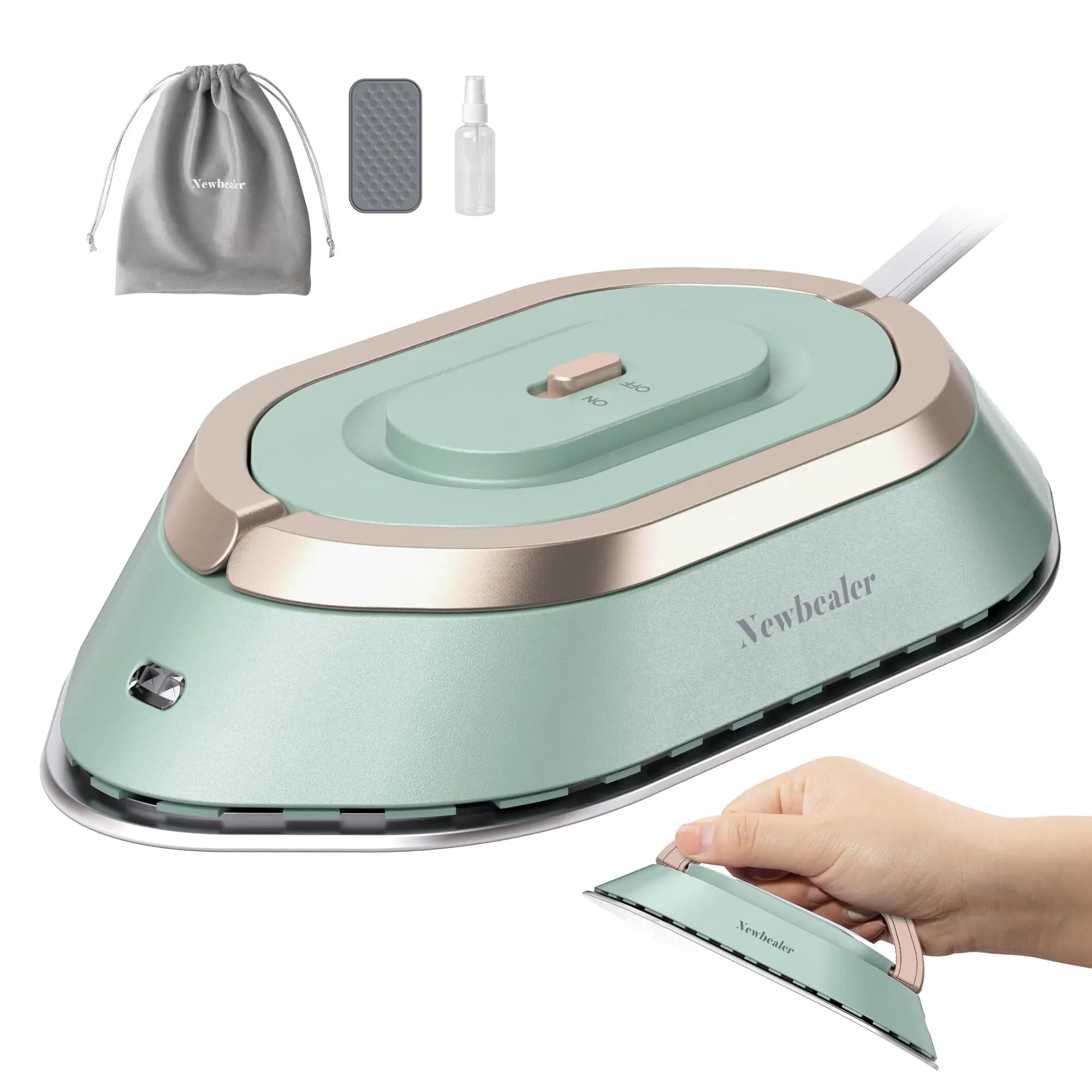 Portable Electric Iron Dual-voltage Non-steam Travel Dry Iron