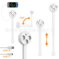 Rotatable, Adjustable Electrical Wall Plug.