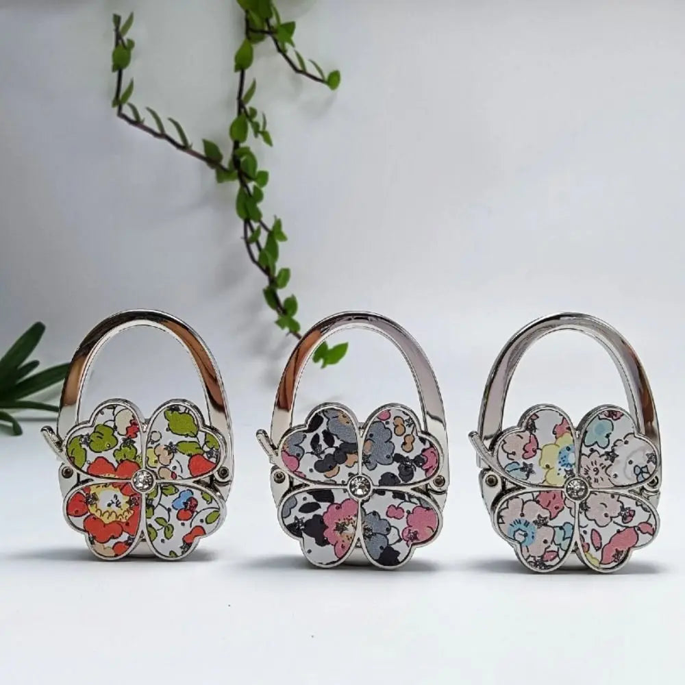 Trendy Four Leaf Clover Handbag Hook .