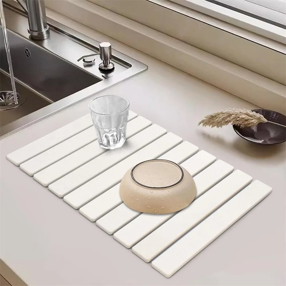Large Quick Drying Mat, Fast Absorbent Stone.