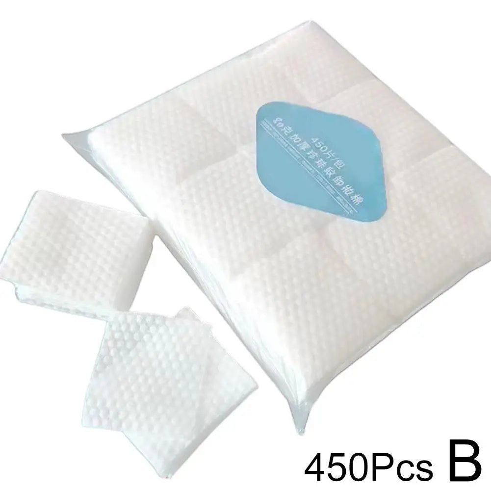 600/450pcs Thicken pearl Pattern Disposable Makeup Cotton Wipes.