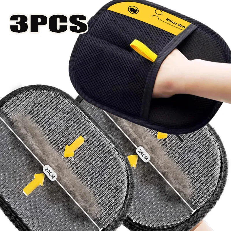 Pet Hair Cleaning And Collection Gloves.