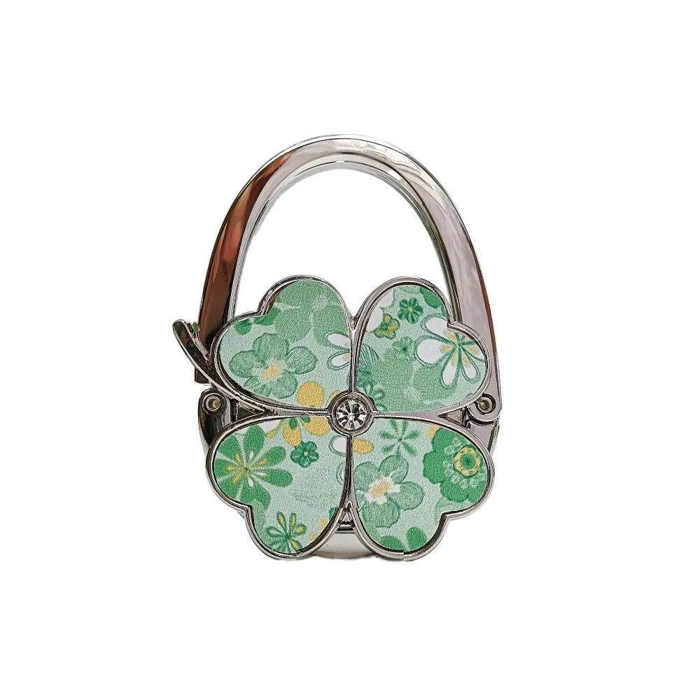 Trendy Four Leaf Clover Handbag Hook .