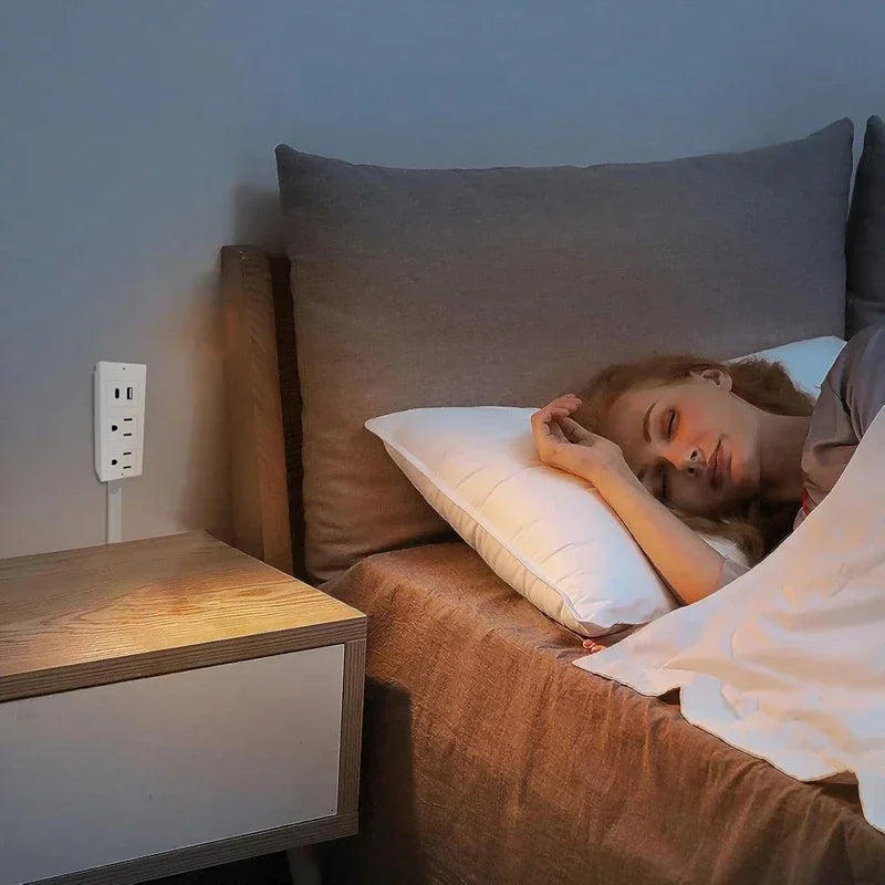 Rotatable, Adjustable Electrical Wall Plug.