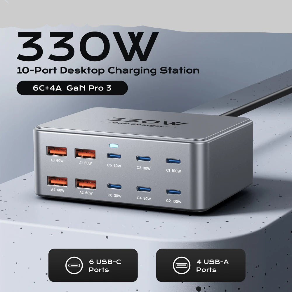 Multiport Fast Charging Station.