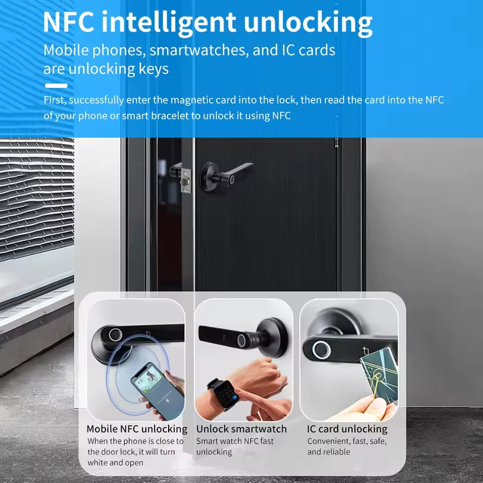 Bluetooth Smart Fingerprint door lock.