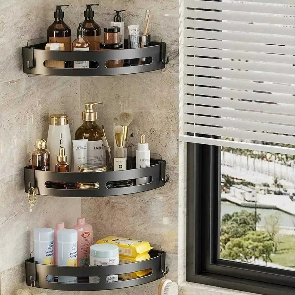 3/2/1 PCS Adhensive Bathroom  Shower Caddy Shelves Storage.