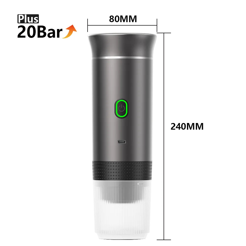Electric Portable Espresso Coffee Machine.