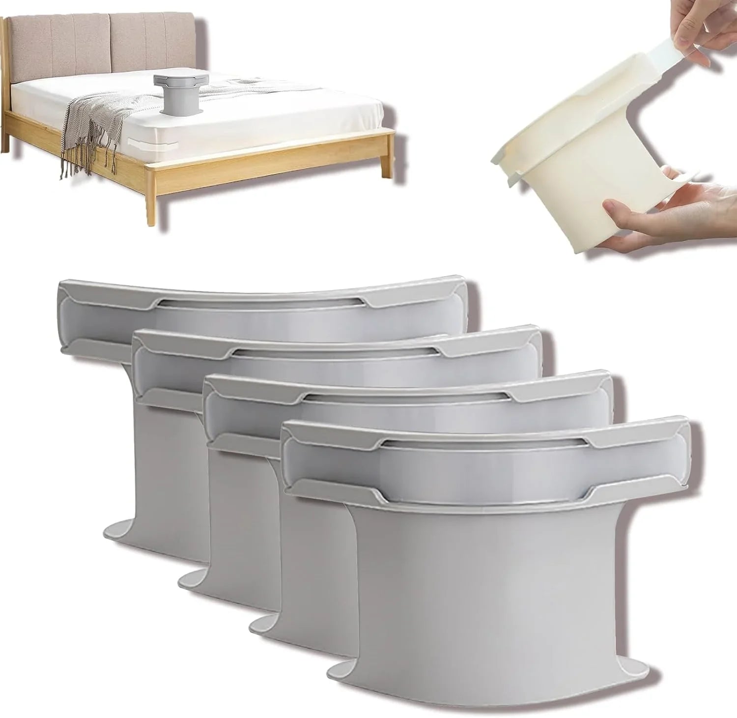 8/4Pcs Heavy Duty Bedsheet Corner Tightener Clips.
