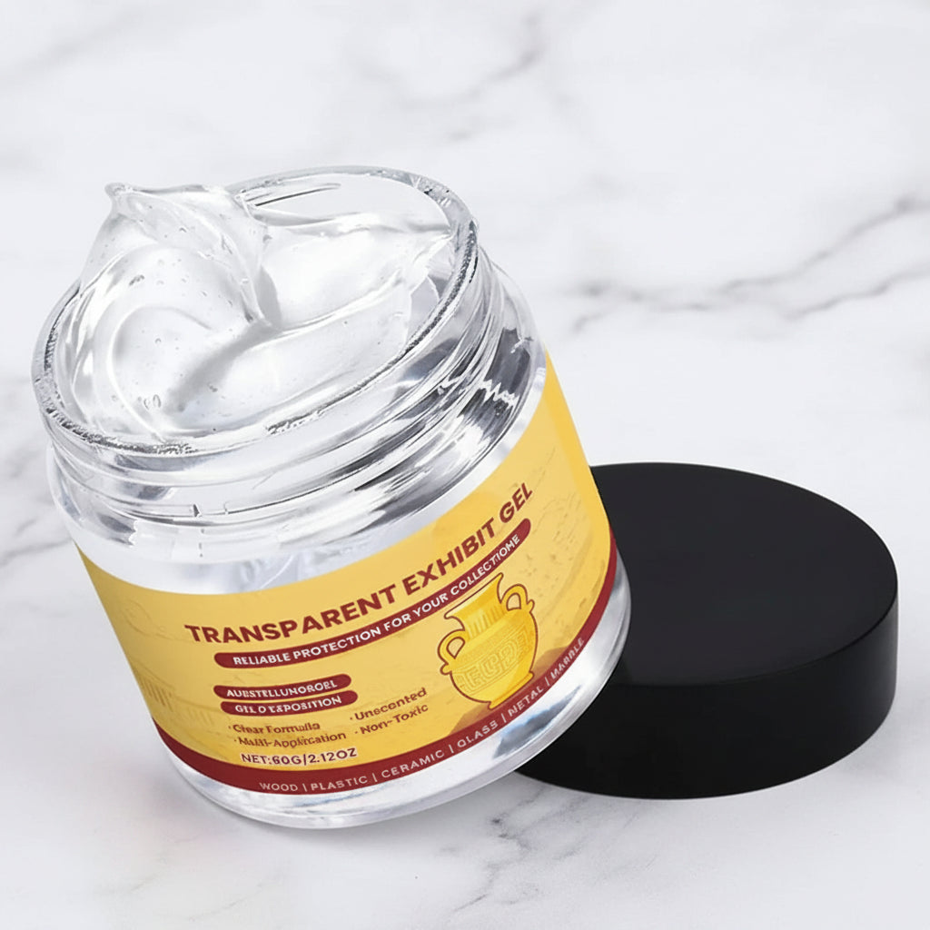 Clear Removable Adhesive Glue Museum Wax for Antiques Glass and household items.