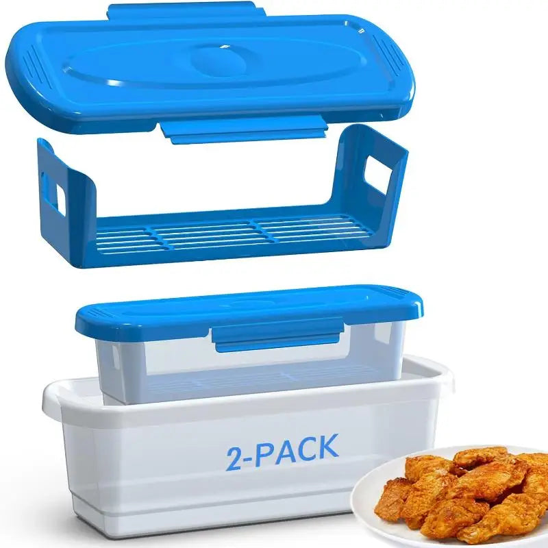 1PC Bread Shaker Bowl With Breading Shaker tray