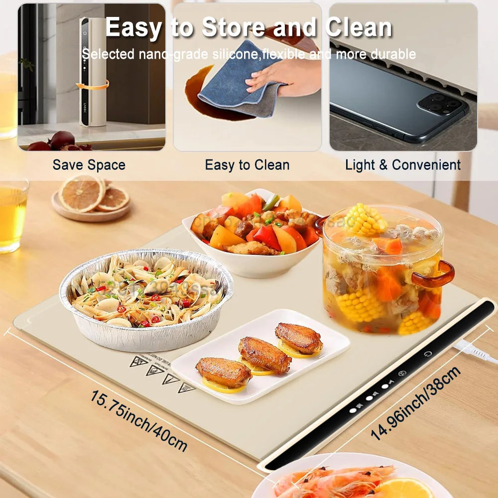 Electric Warming food tray.