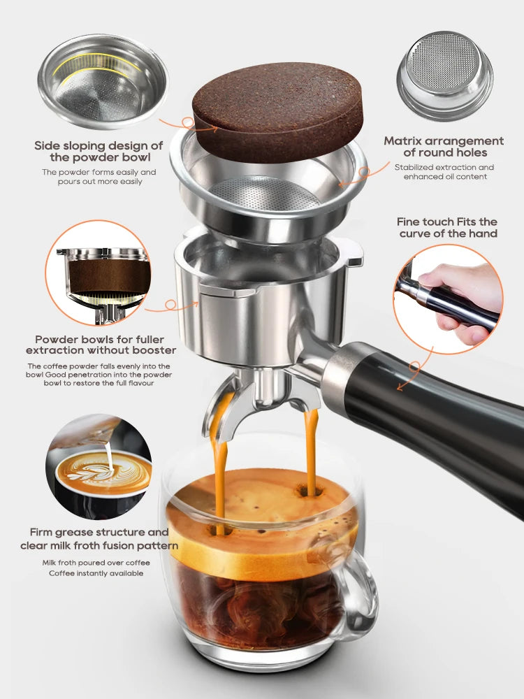 20Bar Semi Automatic Espresso Coffee Machine,