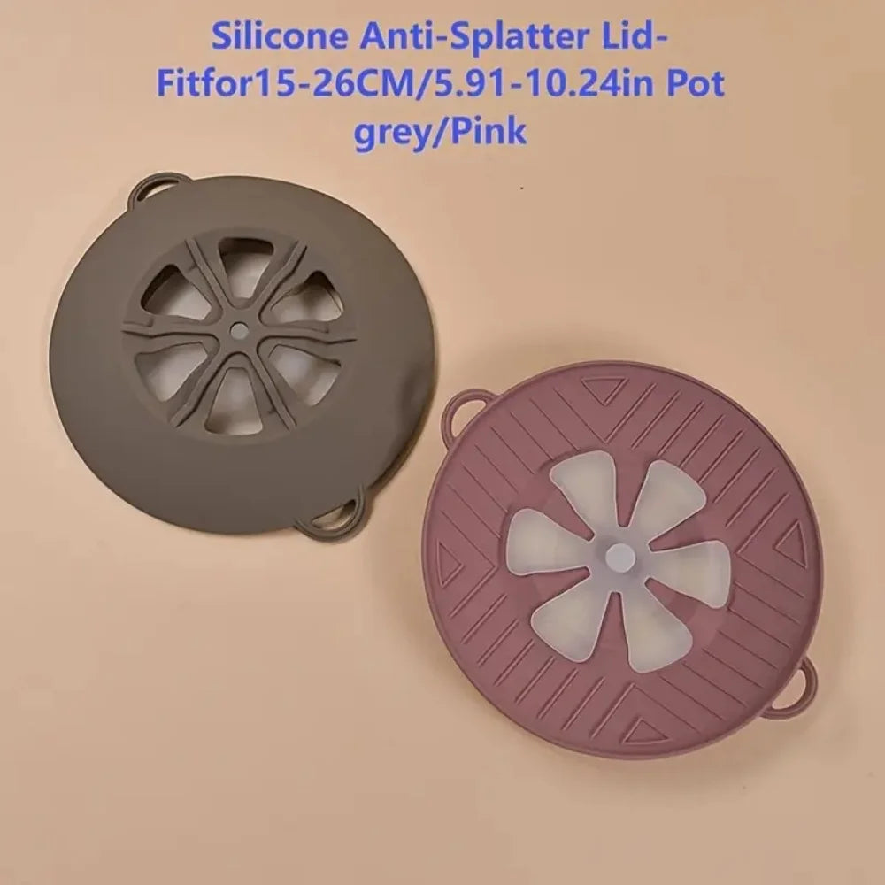 Boiling protection cover - high temperature resistant silicone, microwave splash cover.