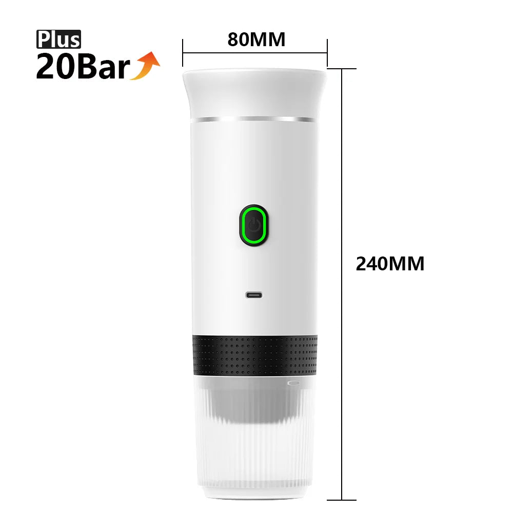 Electric Portable Espresso Coffee Machine.