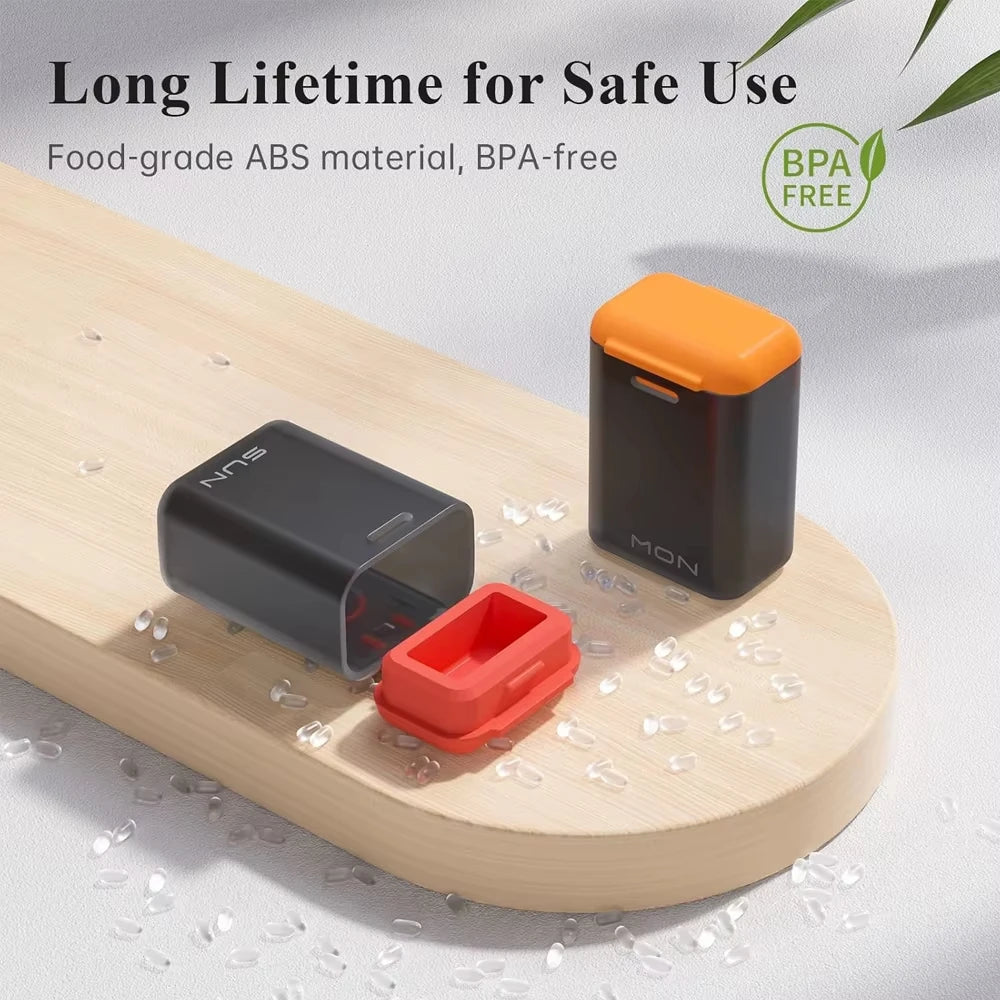 Magnetic Removable weekly organizer Pill Box