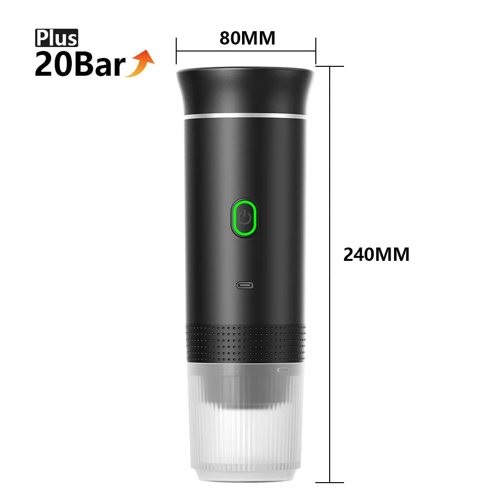 Electric Portable Espresso Coffee Machine.