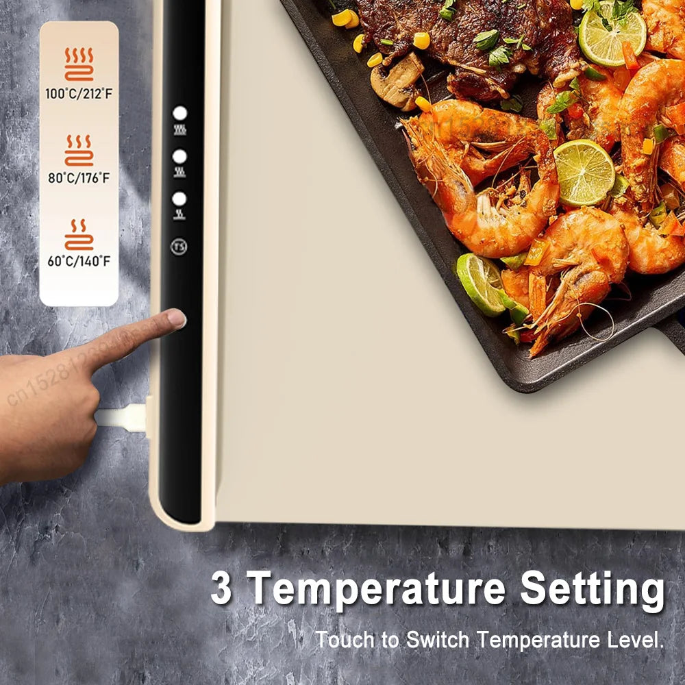 Electric Warming food tray.
