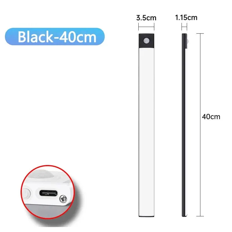 Rechargeable Motion Sensor, Led Lamp for Kitchen Wardrobe Cabinet Lighting.