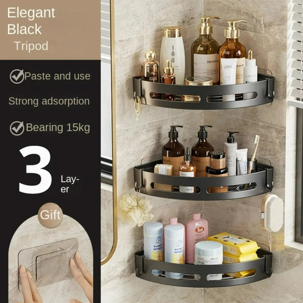 3/2/1 PCS Adhensive Bathroom  Shower Caddy Shelves Storage.