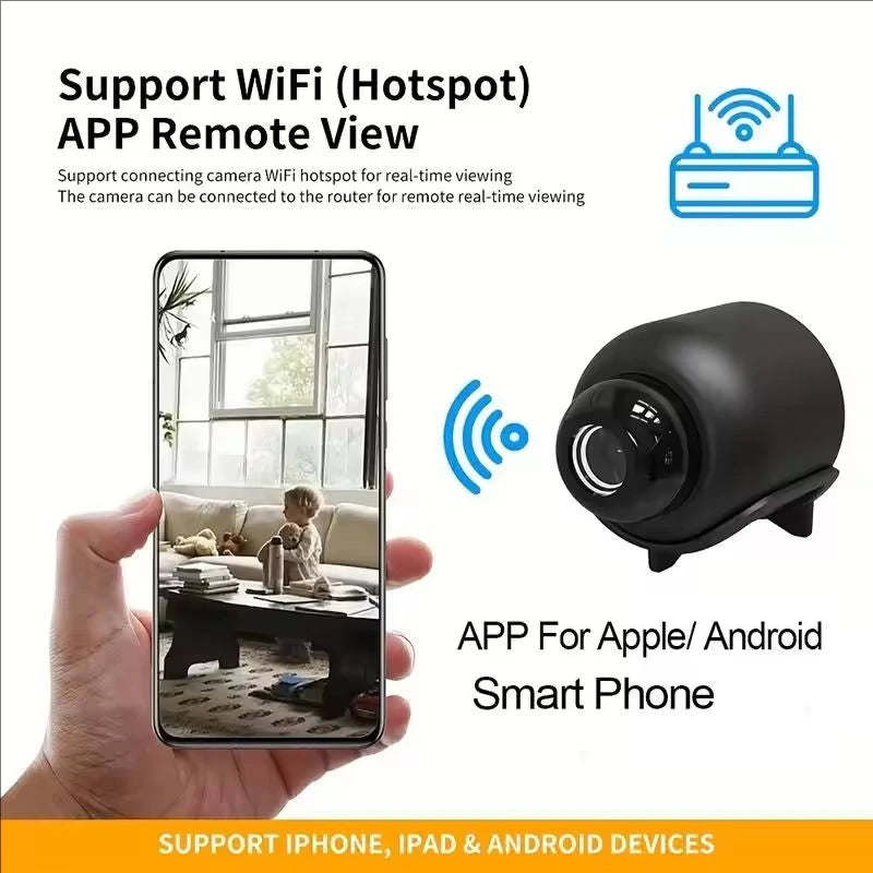 HD Wifi Wireless Night Vision, Motion Detection Video Camera.