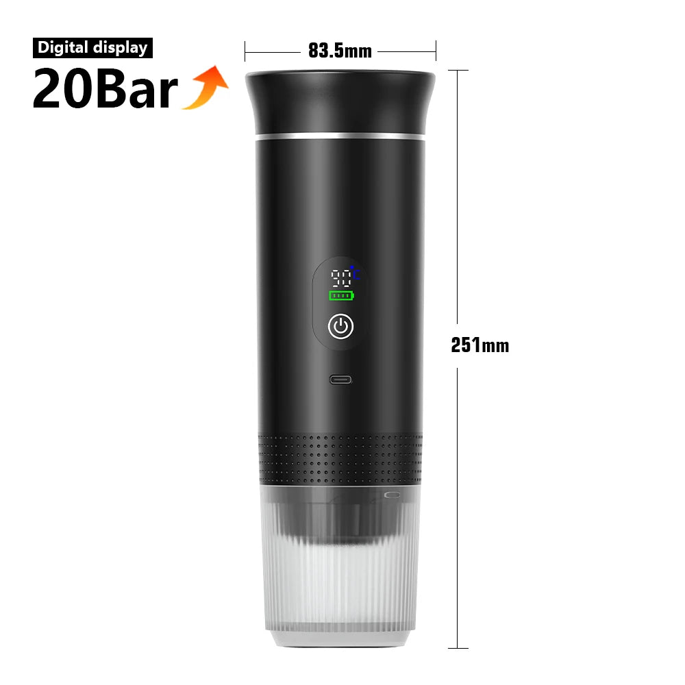 Electric Portable Espresso Coffee Machine.