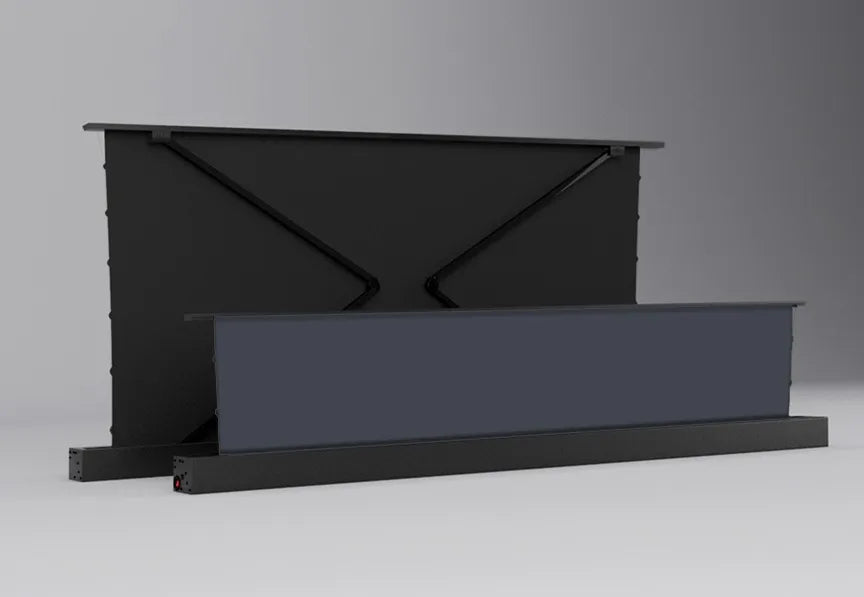 72-150 inch floor rising projector screen.